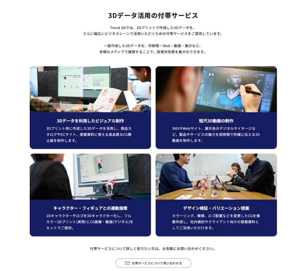 フルカラー3Dプリントサービス「Trend 3D」のLP制作・Web広告・SEO/AIO