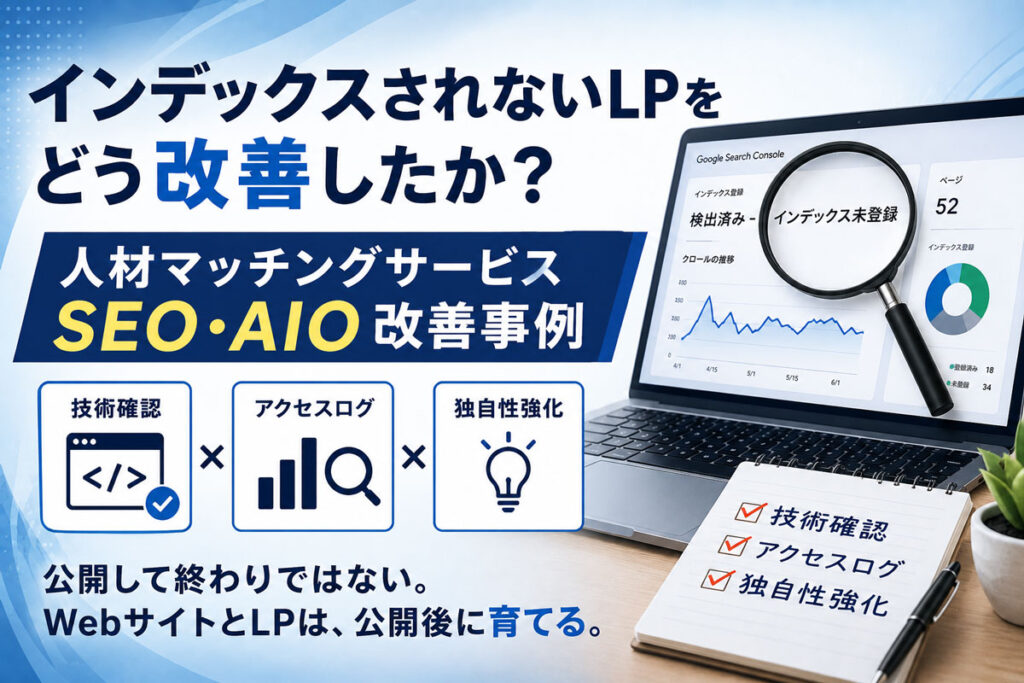 監査役人材ポータルのSEO・AIO改善事例|人材マッチングの独自性を高めた取り組み